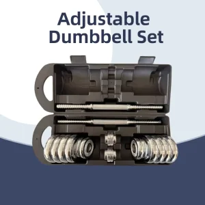 15kg Electroplated Adjustable Dumbbell Set for Home Use Arm Strength Training