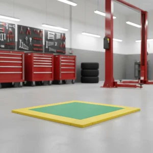 15mm Anti-Slip Interlocking Floor Tiles with Click-Lock System for Workshop and Warehouse
