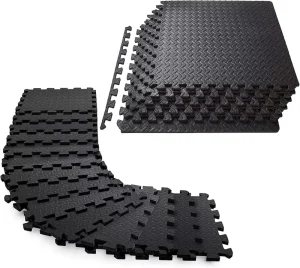 15mm Thick High-Density EPDM Rubber Flooring Tiles for Outdoor Playgrounds and Gyms