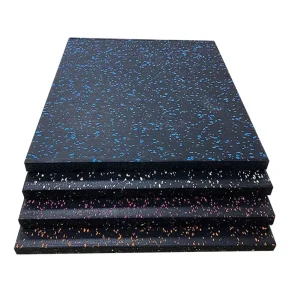 15mm Thick Interlocking High-Density Rubber Flooring, Anti-Static, Shock-Absorbing, Washable, Customizable