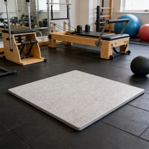 15mm Thickness Gym Rubber Flooring Mats High Density Composite Rubber Interlocking Gym Flooring Tiles