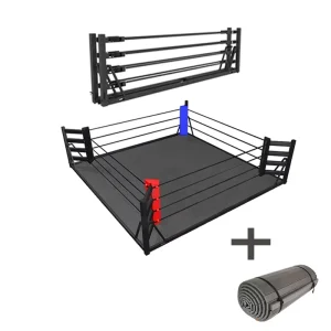 16/16 Professional Foldable Floor-Mounted Muay Thai Boxing Ring