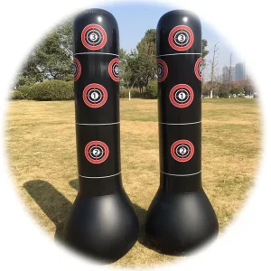 160 cm Inflatable Punching Bag for Adults and Kids with Sand and Water Base