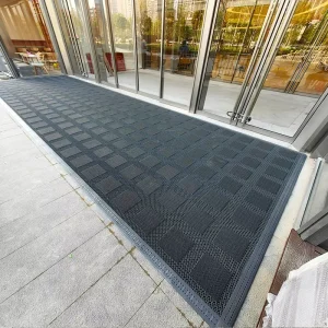 16mm Modular Square Carpet Entrance Mats Customized Non-Slip Dust-Removing