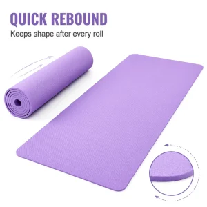 183*61cm TPE Yoga Mat for Pilates, Fitness and Studio Workouts
