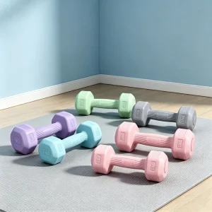 1kg Iron Dumbbell Set for Pilates and Home Exercise