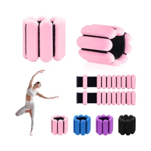 1lb 2lb 4lb Adjustable Silicone Ankle and Wrist Band Weight Set