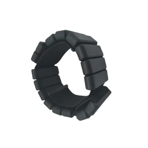 1lb/2lb Black Silicone Wrist and Ankle Weight Bracelet Set for Yoga and Pilates