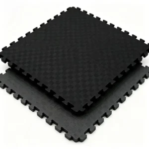 1m x 1m Five Line EVA Foam Gym Mat with Border Edge Tiles Non-Slip Waterproof Shock-Absorbing