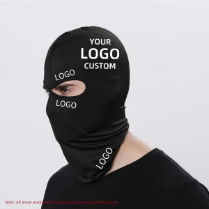 2-Hole Balaclava Cat-Eye Ski Mask Motorcycle Face Cover Windproof Anti-Fog