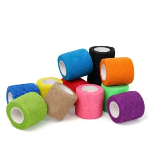 2-Inch Fitness Wrist Wraps Support Non-Woven Elastic Cohesive Bandages Football Hand Grips Sports Tape Gym Straps Training
