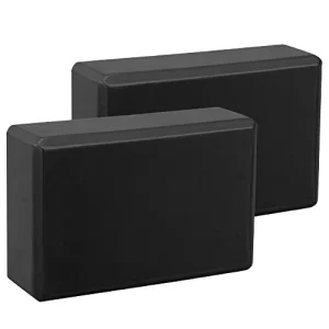 2 Pcs Portable High-Density EVA Foam Yoga Blocks 120g Lightweight Durable Anti-Slip