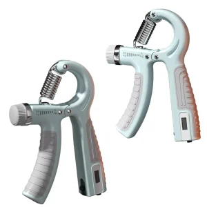 2-Piece Finger and Forearm Grip Strengthener Adjustable 5-60kg Portable
