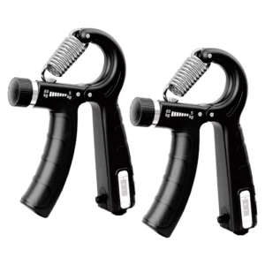 2-Piece Handheld Finger and Forearm Grip Strength Trainer Adjustable 5-60 kg and 10-100 kg Portable Pressure Relief