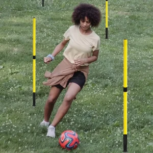 2-Piece Soccer Agility Training Poles Set