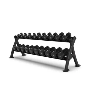 2-Tier Commercial Strength Training Dumbbell Rack