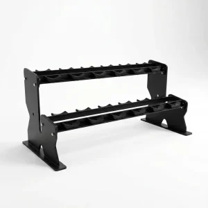 2 Tier Dumbbell Rack 6 Pairs Metal Storage Weights Rack Commercial and Home Gym Fitness Equipment Accessories