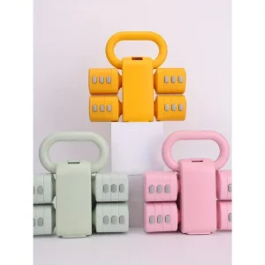 2-in-1 Adjustable Dumbbell Kettlebell Set 2-5 lb Hand Weights for Home Gym and Outdoor Strength Training