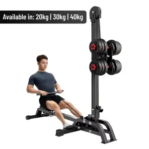 2-in-1 Dumbbell Rowing Machine for Home Gym