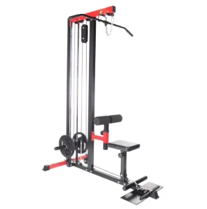 2-in-1 Low Row Lat Pulldown Cable Exercise Machine for Gym