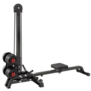 2-in-1 Rowing Machine and Dumbbell Set 20kg Combo Adjustable Exercise Equipment for Home Gym Muscle Building Workout