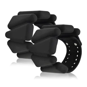 2 lb/4 lb Adjustable Wearable Wrist and Ankle Weights for Yoga, Dance, Barre, Pilates, Aerobics, and Walking