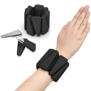 2 lb Adjustable Ankle and Wrist Weight Cuff Bands for Resistance Training