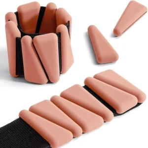 2 lb Adjustable Bar Ankle and Wrist Weight Bands for Resistance Training