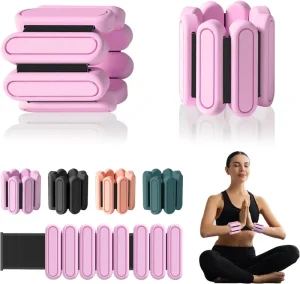2 lb Adjustable Silicone Ankle and Wrist Weight Bands