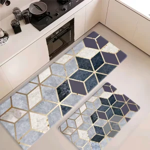 2-piece Non-slip Anti-fatigue High Quality Durable PVC Foam Mats for Kitchen Use