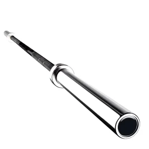 2.2m 20kg 1500lb Black Zinc Weight Barbell with Bumper Plate