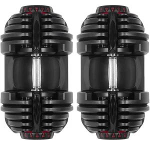 2.5-15 kg Adjustable Dumbbell, 6 Weight Levels, Fast Adjustment