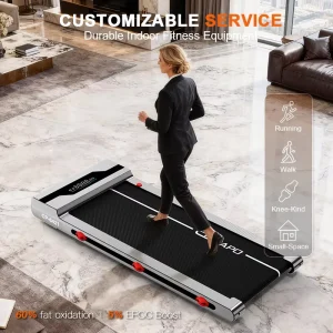 2.5HP DC Motor Foldable Under-Desk Walking Pad Treadmill for Indoor Home Use