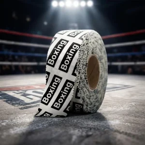 2.5cm Factory Customized Strong Adhesive 100% Cotton Zinc Oxide Sports Tape Roll for Fighting and Boxing
