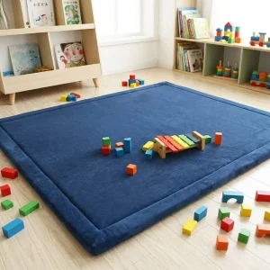 20-35 mm Coral Velvet Flannel Soft Touch Memory Foam Tatami Rug for Kids Decor or Crawling
