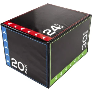 20 Inch 24 Inch 30 Inch 3 in 1 Foam Jumping Exercise Plyometric Plyo Soft Box