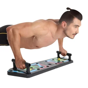 20-in-1 Push-Up Board with Resistance Bands and Ab Roller Wheel for Home Workouts
