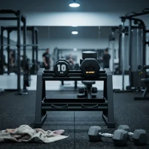 20 kg Triangular Rubber-Coated Dumbbells