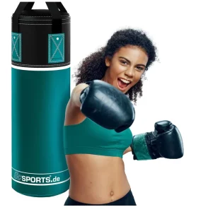 20 x 60cm 8kg Hanging Boxing Sandbag Set, Full Canvas, Sand-Filled, for Children and Youth