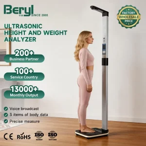 200KG High-Precision Manual Height and Weight Scale with Printing Function