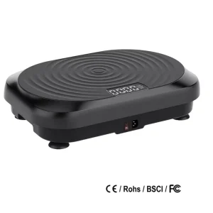 200W ABS Vibration Plate Machine, 0-7mm Amplitude, 120KG Max Load, 1-60 Speed, LCD Display