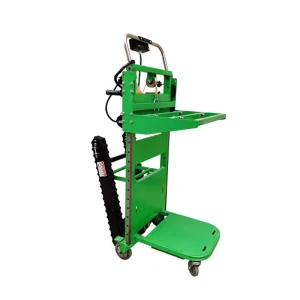 200kg Foldable 4-Wheel Electric Stair-Climbing Platform Trolley with Lithium Battery and 1000W Motor