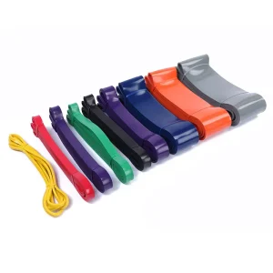 208 cm Exercise Bands Set Resistance Power Rubber Stretch Bands