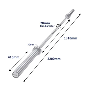 20KG Heavy Duty Power Barbell Bar for Weightlifting and Powerlifting