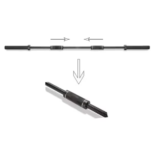 20kg 2.2m Portable Barbell for Weightlifting and Powerlifting