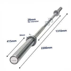 20kg Russian Competition Barbell 240K PSI for Weightlifting and Powerlifting