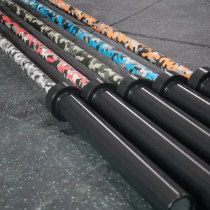 20kg Steel Powerlifting Barbell 1500lb Camo Color