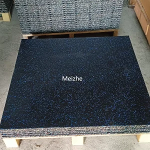 20mm Gym Flooring EPDM and SBR Rubber Tile Exercise Mat Waterproof Anti-Slip