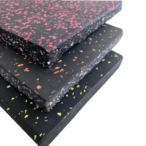 20mm Shock-Absorption Interlocking Rubber Gym Floor Tiles