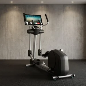 21.5 Inch English Multi-touch Screen Elliptical Trainer Commercial Elliptical Machine Home Gym Cardio Elliptical Cross Trainer